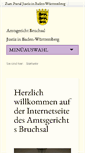 Mobile Screenshot of amtsgericht-bruchsal.de